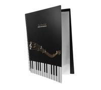 HONITANO Cartella Portadocumenti per Spartiti Musicale Buste Trasparenti Resistenti Impermeabili Raccoglitore con Legatura per Musicisti Insegnanti e Studenti Organizer Leggero per