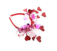 HONITANO Cerchietto Forma di Cuore per San Cerchietto per Capelli Cuori Radiosi e Elementi Scintillanti Accessori per Capelli per Feste di Natale e Costumi da Cupido Bomboniere per Eventi