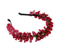 HONITANO Cerchietto Sposa con Fiori Realistici Leggeri Fascia Floreale Romantica per Nozze Addio al Nubilato e Feste in Spiaggia Accessorio per Donna