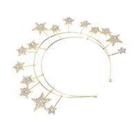 HONITANO Cerchietto Sposa con Stelle e Accessorio e Confortevole per Cerimonie Feste e Matrimoni Decorazione per Donne