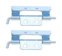 HONITANO Cerniere Invisibili Nascoste in Ferro Industriale per Porte Armadio a Battente Cerniere a Perno Rimovibili per Scatole e Pannelli Industriali 2 Pezzi per Mobili e Contenitori