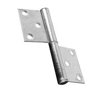 HONITANO Cerniere per Porte in Ferro Pesanti Smontabili Cerniere Interne Resistenti con Giunto Scorrevole per Porte Antincendio e Antifurto Facile Installazione e Design Bandiera Elegante