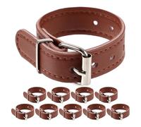 HONITANO Cinghie in PU Regolabili per Cestino Bici da Set da 10 Pezzi Fibbie Resistenti Accessori per Bici da Bambina per Fissaggio Sicuro e Decorazione Colorata del Manubrio