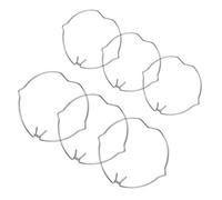 HONITANO Clip a Molla in Metallo per Faretti Mr11 Mr16, 6 Pezzi Anelli di Fissaggio per Apparecchi di Illuminazione da Soffitto, Accessori per Uso Domestico, Ufficio e Commerciale