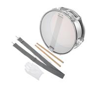 HONITANO Completo Rullante da Marcia con Doppio Cinghia Regolabile e Bacchette Strumento Percussione Acustico per Bande Musicali Spettacoli e Eventi Comunitari