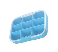 HONITANO Contenitore per Compresse Trasparente Grande Capacità, Organizzatore Portapillole Multi-scomparti, Valigetta Portamedicinali Portatile per Viaggio e Uso Quotidiano Anziani