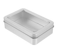 HONITANO Contenitore Porta Dadi in Ferro Quadrato con Coperchio Bloccante e Rivestimento in Schiuma Custodia Portatile Leggera per Dadi Giochi e Oggetti Fragili per Uso Domestico e