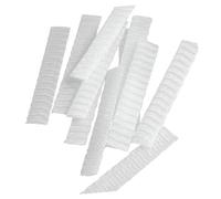 HONITANO Coperture Protettive Per Pennelli Trucco in Rete Di Plastica Pe, Set Da 100 Pezzi 7x1 Cm, Custodie Traspiranti Per Protezione Pennelli Da Viaggio e Uso Quotidiano