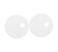 HONITANO Copribulloni per Wc in Plastica 45 Mm, Tappi a Vite per Bulloni Water, Copertura Decorativa per Parti di Fissaggio Bagno, Set da 2 Pezzi, Installazione Rapida