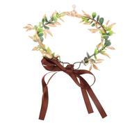 HONITANO Copricapo con foglie rampicanti: cerchietto rustico con foglie artificiali, perfetto per matrimoni e feste a tema primaverile - ornamento per la fronte per ragazze e donne.