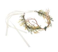 HONITANO Corna da Cervo Cerchietto Copricapo Elfico Rinascimentale per Donna Tiara di Corno Accessorio di Scena per Cosplay Medievale Cerchietto da Fata Rami