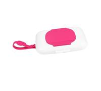 HONITANO Custodia per Salviettine Umidificate per Ragazzo Ragazza in Plastica Rosa, Riutilizzabile e Pratica, per Appendere alla Culla o Mettere in Borsa Durante le Uscite