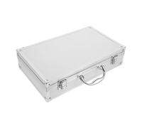 HONITANO Custodia Rigida in Alluminio per Microfono Dinamico Scatola di Conservazione per Microfono Wireless con Supporto Interno Morbido Custodia Antiurto Portatile per Trasporto