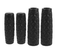 HONITANO Dado di serraggio per supporto microfono 4 pezzi - Parti per supporto microfono nero Impugnatura di serraggio per Karaoke Studio Registrazione Live Streaming KTV - Adattatore per dado di