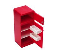 HONITANO Decorazione Casa delle Bambole in Plastica Resistente Mini Frigorifero per d Desktop Sicuro e Dettagliato