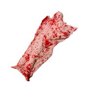 HONITANO Decorazione Halloween Esterni Corpse Luminoso con Effetti Sonori Attivati Insanguinato Realistico per Scena del Crimine Prop Vittima Morta per Giardino e Casa Stregata