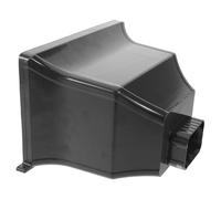 HONITANO Deviatore Curvo Acqua Piovana in Lega di Alluminio Adattatore per Pluviale Esterno Collettore per Tubi di Scarico Tetto Resistente Agli Agenti Atmosferici e Facile da Pulire