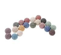 HONITANO Diffusore di Oli Essenziali in Pietra Vulcanica Lavica 16 Mm, Set da 20 Pezzi, Mini Pietre Profumate Riutilizzabili per Aromaterapia, Sauna, Yoga e Ambienti Interni Colore