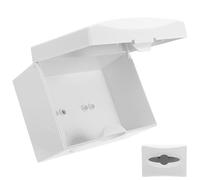 HONITANO Dispenser Porta Fazzoletti Montaggio Sedia per Studio Dentistico e Uso Clinico Copertura Bianca Protettiva Facile da Installare su Contenitore Multiuso per Ospedali e Casa