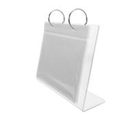 HONITANO Espositore Trasparente Per Nail Art Supporto Porta Libri, Libro Organizer Per Adesivi Unghie e Smalti Colorati, Pannello Espositivo Per Salone e Uso Domestico