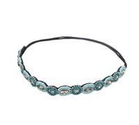 HONITANO Fascia Elastica per Chioma da Donna Perle e Strass Set da 5 Pezzi Fascia per Chioma da Festa Fatta a Mano Elastico Resistente e Adatto a Tutte le Misure Accessorio per