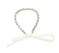 HONITANO Fascia Sposa Con Crisalidi e Raso Accessorio Elegante Per Matrimoni Cerimonie e Occasioni Speciali Adatta Tutti Gli Stili Di