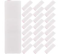 HONITANO Fermaporta Anticollisione per Porte Scorrevoli in Vetro, Tampone Ammortizzante Autoadesivo Bianco, Limitatore di Apertura Silenzioso per Armadio e Porta Fienile,