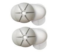 HONITANO Fermaporta di Sicurezza per Ragazzo Ragazza 2 Pezzi in Abs e Tpe Bianco, Protezione Anti-pizzico per Dita su Porte e Finestre Sicuro e Resistente