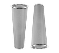 HONITANO Filtro per Caffè Cold Brew in Acciaio Inox 304 Set 2 Pezzi per Barattolo di Vetro a Bocca Larga Infusore Riutilizzabile a Maglia Fine per Tè e Caffè Freddo Estivo