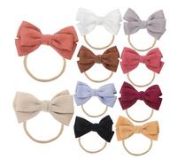 HONITANO Fiocchi Chioma Bambina in Nailon Elasticizzati 10 Pezzi per Fascia e Stile Versatile per Ragazzo Ragazza e Occasioni Speciali