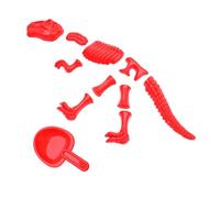 HONITANO Formine Dinosauri in Plastica per Set per Sabbia e Plastilina Leggeri e Facili da Trasportare per Stimolare Manualità e Immaginazione