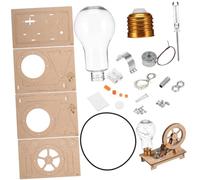 HONITANO Generatore Manovella Portatile in Legno Lanterna Manuale per Educazione Stem e Attività Scientifiche Outdoor