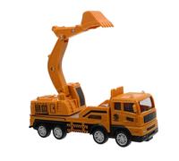 HONITANO Giocattolo Escavatore Piccolo in Plastica Resistente, Veicolo da Costruzione Realistico, Camion Giocattolo Leggero e Sicuro per Giochi Immersivi