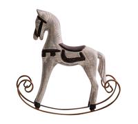 HONITANO Giocattolo Legno Per Ragazzo All Scultura Cavallo Vintage Giocattolo Per Cavalcare Decorazione Per Ufficio Sculture Animali Statuetta Animale Dondolo