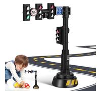 HONITANO Giocattolo Semaforo con Luce di Segnalazione e Effetti Sonori Semaforo Educativo per Set di Lampade Micro Paesaggistiche con Cambio Automatico Luce per Giochi di Ruolo e