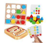 HONITANO Giochi Cognitivi Anziani in Legno con Labirinto e Palline Rotanti Puzzle Geometrici per Stimolare Memoria e Coordinazione Attività di Gruppo per Adulti e Famiglie