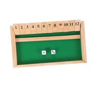 HONITANO Giochi Da Tavolo Shut The Box Legno Divertente Gioco Di Dadi Per Famiglie e Adulti Stimola Le Competenze Matematiche e Pensiero Strategico Per Serate Di Gioco Famiglia e Feste