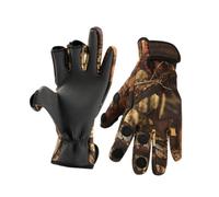 HONITANO Guanti Termici in Neoprene Camouflage con Dita Esposte Antiscivolo e Antivento per e Guida Xl