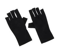 HONITANO Guanti Uv per Manicure in Gel Protettivi senza Dita per Luce Uv a Casa o Salone, Traspiranti e Comodi per Cura Mani