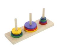 HONITANO Intelligenza Torre Hanoi in Legno Colorato Puzzle Educativo per Adulti e per Feste e Sviluppo Mentale