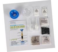 HONITANO Kit Scientifico Purificazione Diy per Portatile Filtraggio con Filtri Plastici Educativo per Campeggio Escursionismo e Emergenze Promuove Consapevolezza e Esperimenti Depurazione