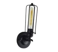 HONITANO Lampada da Parete in Ferro Battuto Vintage Retro Applique da Muro Creativa per Camera da Letto e Interni Stile Industriale Facile da Installare Senza Luminosa Decorazione