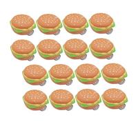 HONITANO Macchinina a Traino a Forma Hamburger Per Bambini Set Da 20 Giocattolo a Frizione Divertente e Sicuro Auto a Trazione Posteriore Giocattolo Per Compleanni e Premi Facile Da Trasportare