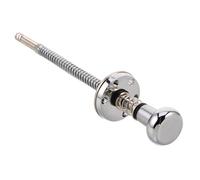 HONITANO Maniglia Leva Lanciapalle a Molla in Metallo Testa a Fungo Argento, Accessorio per Macchina da Gioco Flipper, Gruppo Asta Spara-palline per Giochi Arcade da Tavolo