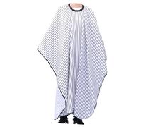 HONITANO Mantello Da Barbiere a Righe Classico Regolabile, Grembiule Unisex Professionale Per Taglio Chioma e Colorazione, Materiale Leggero e Resistente Per Adulti e Ragazzo Ragazza