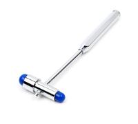 HONITANO Martello Neurologico Riflessi Multifunzionale Doppia Testa con Ago e Blu Inossidabile Sterilizzabile per Diagnosi Nerve e Massaggi