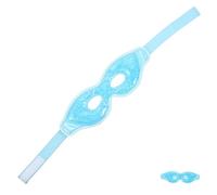 HONITANO Maschera Gel per Occhi Riutilizzabile Impacco Freddo e Caldo in Gel di Pvc e Cotone Cristallo per Terapia Compressiva e Miglioramento del Sonno