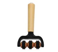 HONITANO Massaggiatore Manuale in Legno con Doppia Testa Sfera per Stimolazione Profonda dei Tessuti Rilassamento Muscolare Completo per Casa Ufficio e Viaggi