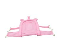 HONITANO Materassino Bagnetto Ragazzo Antiscivolo Traspirante e Supporto per Bagnetto Ragazzo Rete Protettiva Ergonomica Rosa per Vaschetta e Piscinetta