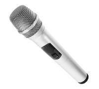 HONITANO Microfono Finto in Abs Versione Realistica di Microfono Giocattolo Oggetto di Scena per Gioco di Ruolo Festa e Teatro Durevole e Portatile